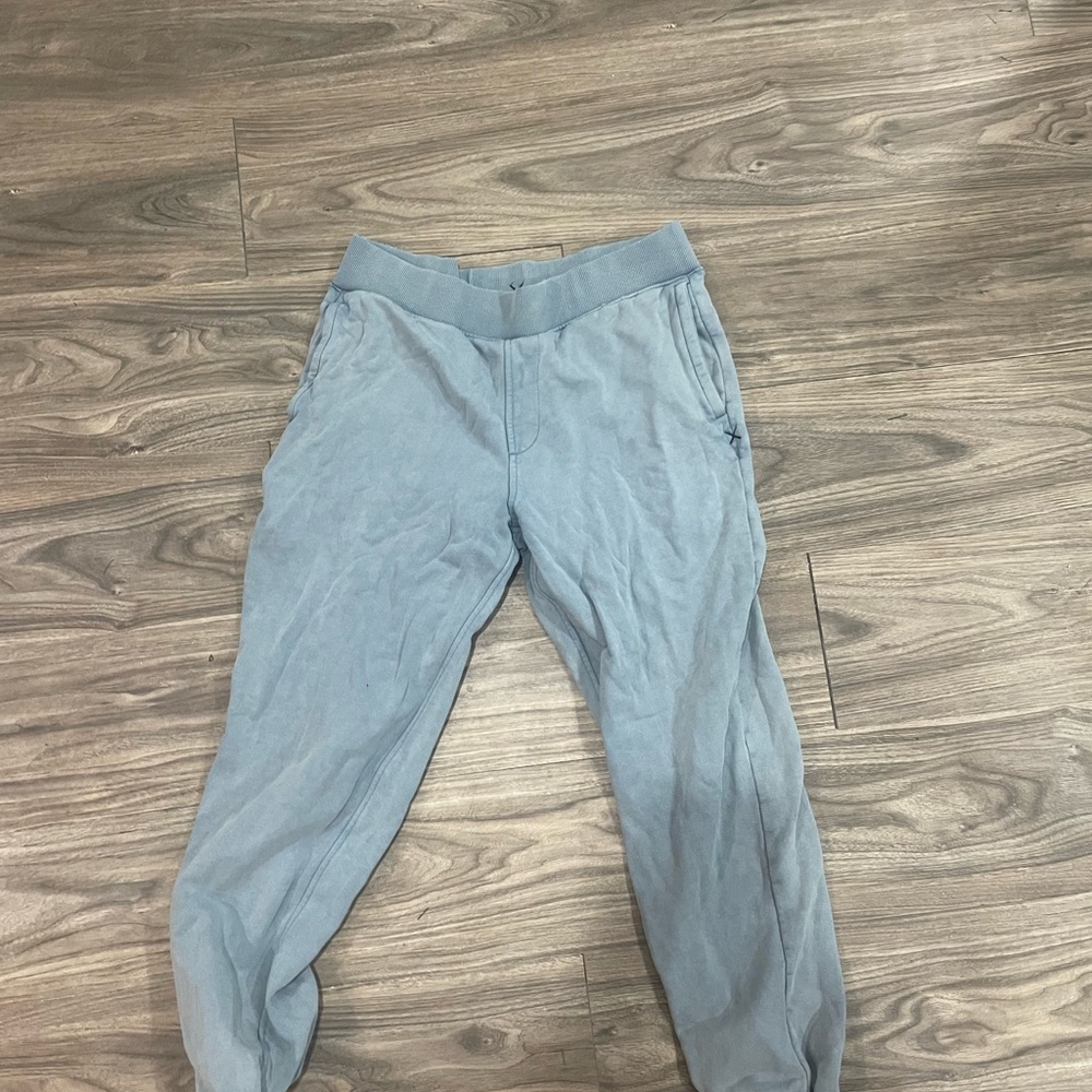 Cuts medium light blue sweatpants lightly worn